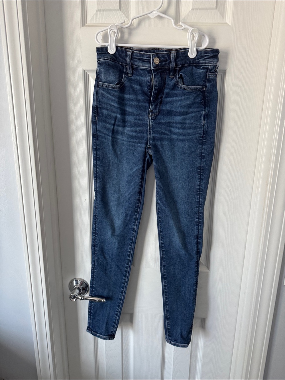 American Eagle Outfitters Dark Blue Skinny Jeans